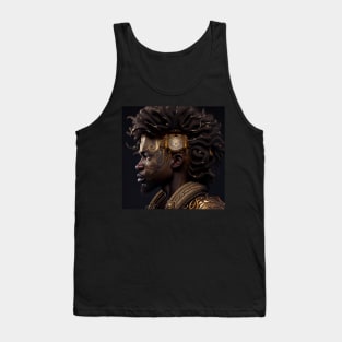 Afro Futuristic Zodiac- Leo Tank Top